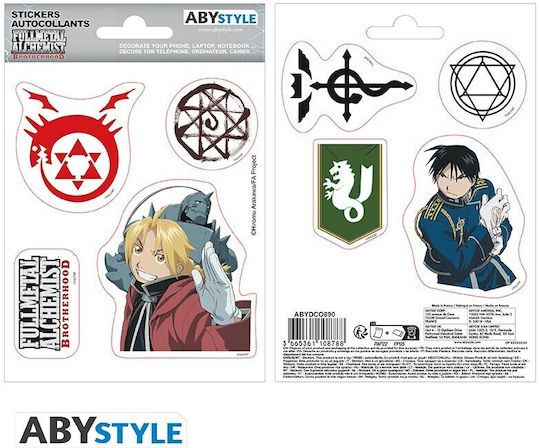 Διακοσμητικό Αυτοκόλλητο Επίπλων Fullmetal Alchemist 8τμχ Abysse Διακοσμητικό Αυτοκόλλητο Επίπλων Fullmetal Alchemist 8τμχ Abysse