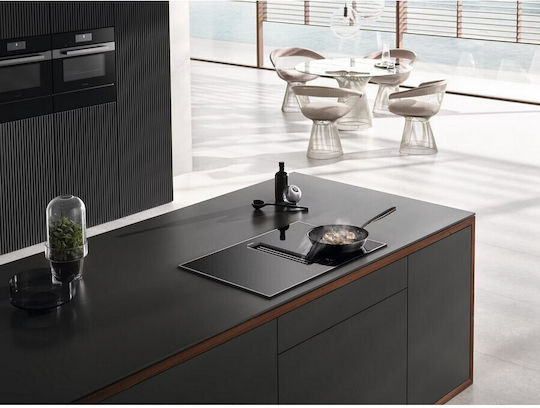 Miele Induktionskochfeld Autonom mit Dunstabzugshaube 80x52εκ.