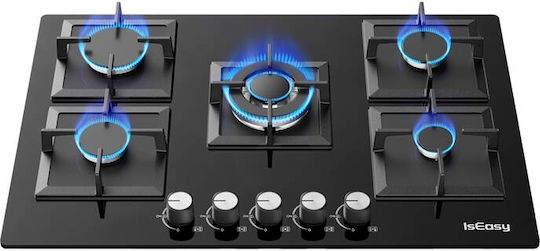 IsEasy Plită pe Gaz Autonom 77x51εκ.