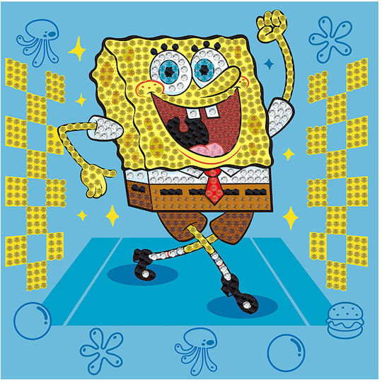 Κατασκευή Ψηφιδωτό Diamond Big Dotz Box Sponge Bob 28x28cm