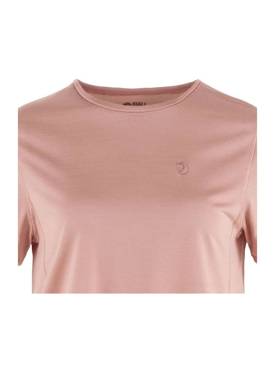 Women's Oversized Crop T-shirt Fast Drying Pink