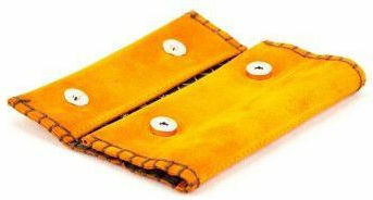 Tobacco Pouch Suede With Magnetic Clasp Orange