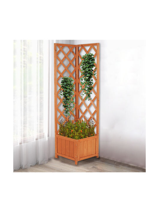Bakaji Planter Box Pink 40x40x145cm.