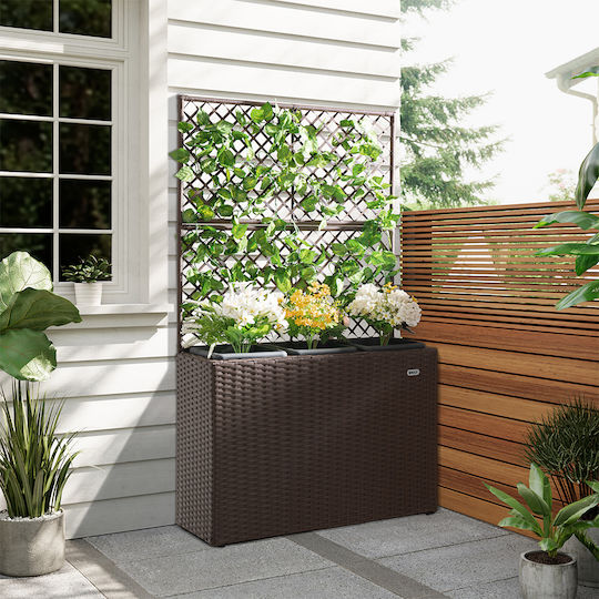 Bakaji Topf Kunststoff Brown 22x33.6x25cm.
