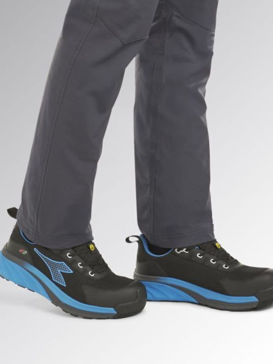 Utility Diadora Αδιάβροχο Παπούτσι Ασφαλείας Μαύρο Μπλέ Vortex Da2 Low S3s Sc Sr Hro Esd En Iso 20345:2022 182042 Utility Diadora Αδιάβροχο Παπούτσι Ασφαλείας Μαύρο Μπλέ Vortex Da2 Low S3s Sc Sr Hro Esd En Iso 20345:2022 182042