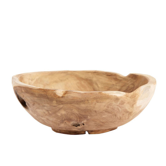 Muubs Decorative Bowl Beige 30x30x10cm