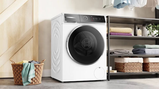 Bosch Waschmaschine 9kg mit Dampftechnologie 1400 Umdrehungen Bügeleisenhilfe WGB24459GR