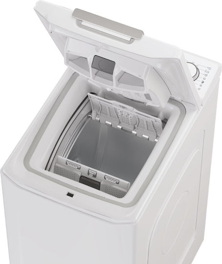 Candy Πλυντήριο Ρούχων Άνω Φόρτωσης 8kg 1200 Στροφών AI Weight Sense TCA286TM5-S