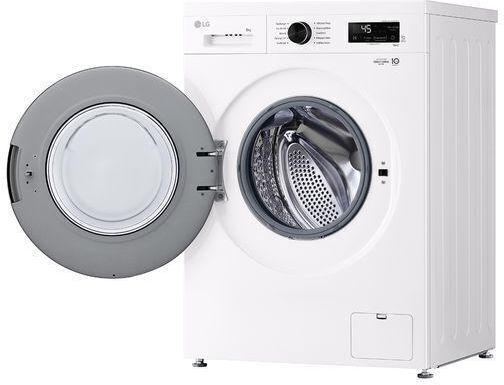 LG Mașină de Spălat Rufe 9kg cu Tehnologie cu Abur 1400 Rotiri 6 Mișcare F4X1009NWK