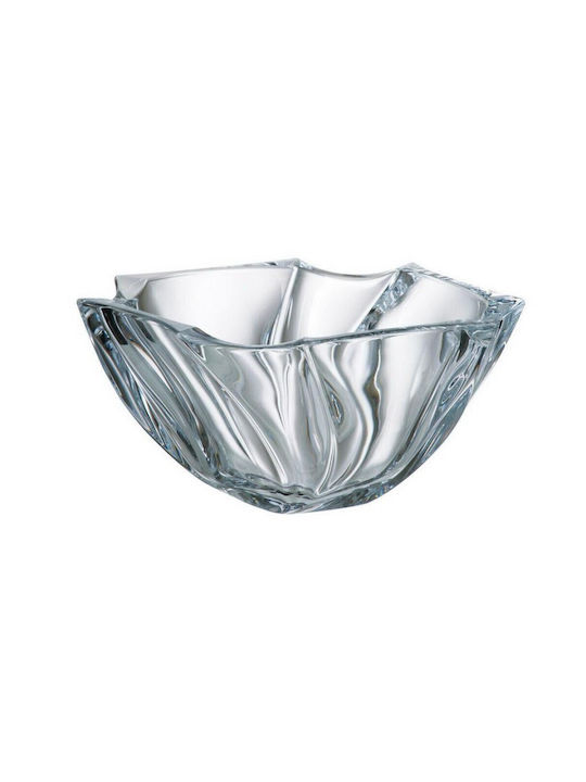 Bohemia Neptune Decorative Bowl Transparent 19x19x9.5cm