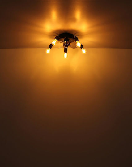 Globo Lighting Alisha Deckenleuchte 43cm mit Licht Schwarze