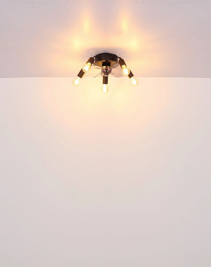 Globo Lighting Alisha Deckenleuchte 43cm mit Licht Schwarze