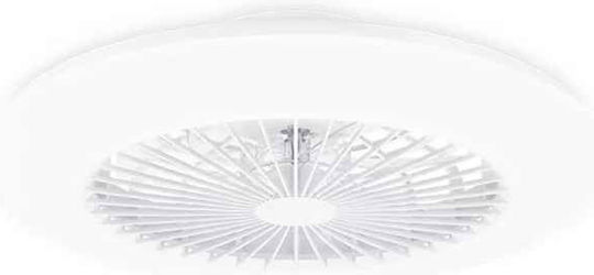 Philips Amigo Deckenventilator 48.5cm mit Leuchte Weiß