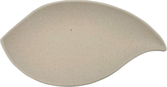 Marhome Platou Decorativ Ceramică Ecru 1buc 40x19x7buc Marhome Platou Decorativ Ceramică Ecru 1buc 40x19x7buc