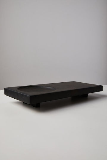 Platou Decorativ Oka Tava Maro Închis Beton Fibros L45 l20 h6 cm 101 Copenhaga