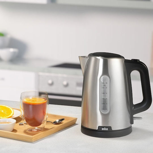 Braun Purshine Βραστήρας 1.7lt 2000W Μαύρος