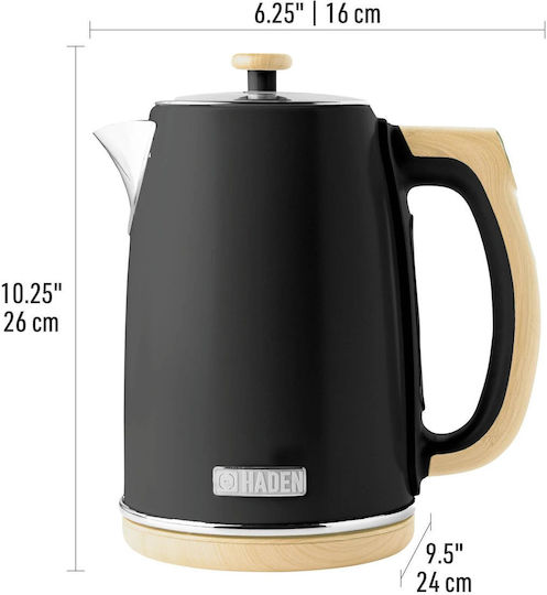 Haden Cotswold Βραστήρας 1.7lt 3000W Μαύρος