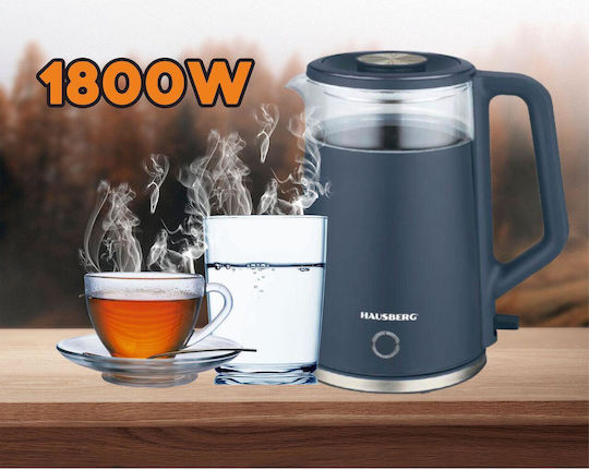 Hausberg Βραστήρας 1.8lt 1800W Μπλε