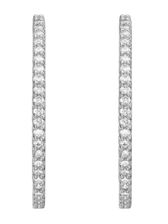 Fossil Ohrringe aus Silber mit Steinen