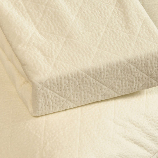 Melinen Protective Cover Semi-double Waterproof with Skirt White 120x200+40cm