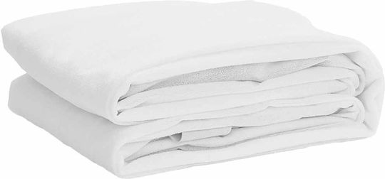vidaXL Protective Cover Semi-double Waterproof White 120x200cm