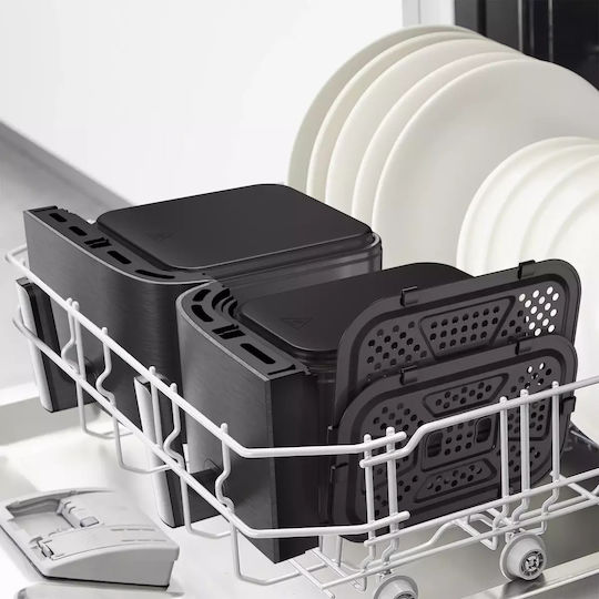Tefal Easy Fry Friteuză cu aer cu Coș Detașabil Dublu 11lt Gri