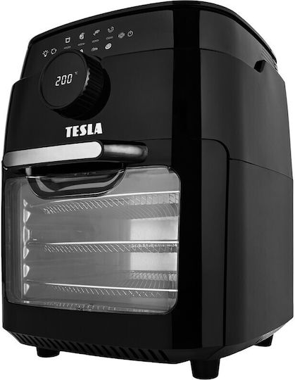 Tesla AirCook & Grill QG800 Еър Фрайър с Wi-Fi 12 лт Черен