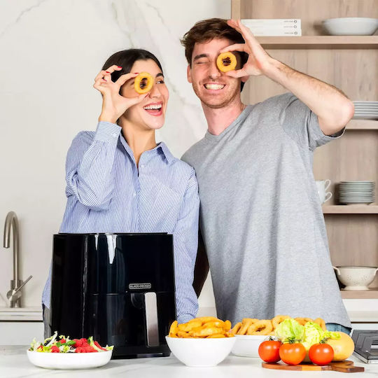 Black & Decker Air Fryer 5lt Μαύρο BXAF5000E