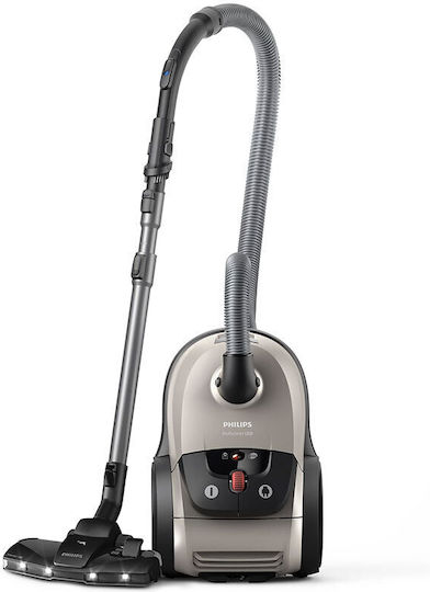 Philips Performer Staubsauger 900W Eingetütet 4Es Silber