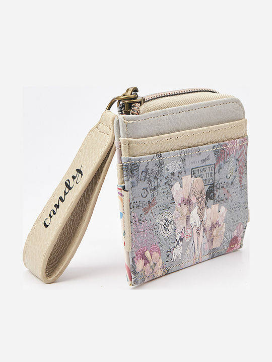 Damen Geldbörse Klassisch Beige