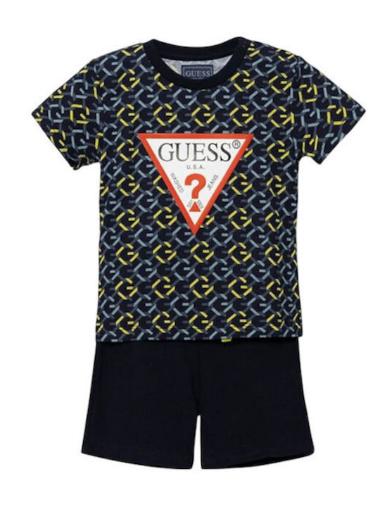 Kids' Set with Shorts Summer 2pcs Navy Blue