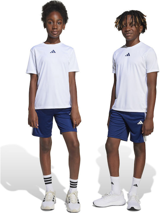 Kids' Set with Pants Summer 2pcs White Essentials 3-Stripes
