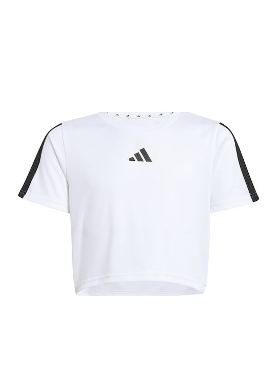 adidas Παιδικό Σετ με Σορτς Λευκό 2τμχ adidas Παιδικό Σετ με Σορτς Λευκό 2τμχ