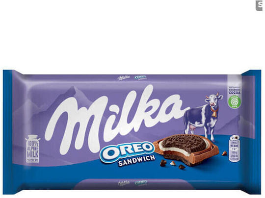 Milka Milk Chocolate Oreo Sandwich 92g