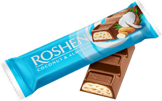 Roshen Chocolate Milk Almond 29gr