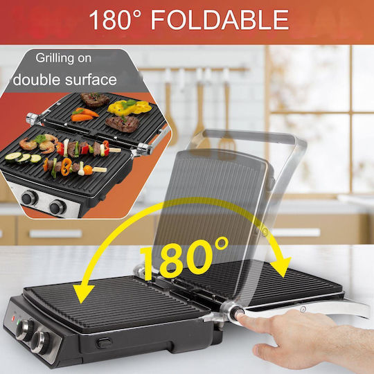 Profi Cook Sandwich Maker pentru for 2 Sandwiches Sandvișuri 2000W Inox