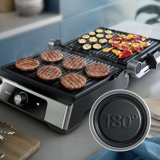 Philips Sandwich Maker Grill with Removable Plates 2200W Inox