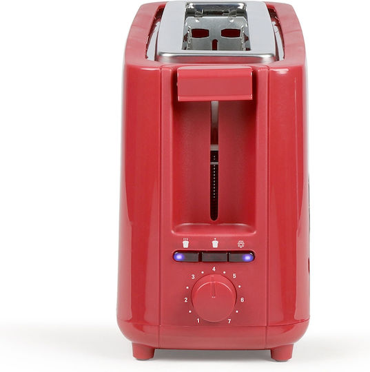 Livoo Τοστιέρα για 2 Τοστ 750W Κόκκινη