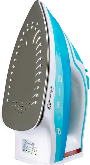 Hausberg Steam Iron 2200W with Ceramic Plate and Continuous Steam Supply 17g/min