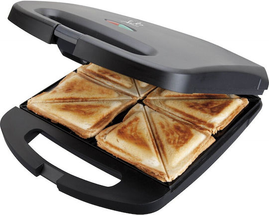 Jata Sandwichmaker für for 4 Sandwiches Sandwiches 1500W Schwarz