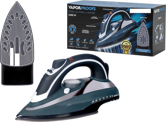 DictroLux Σίδερο Ατμού 2200W με Κεραμική Πλάκα