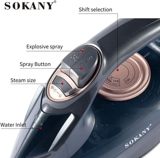 Sokany Σίδερο Ατμού 2200W