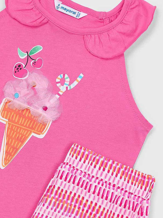 Kids' Set with Shorts Summer 2pcs Pink