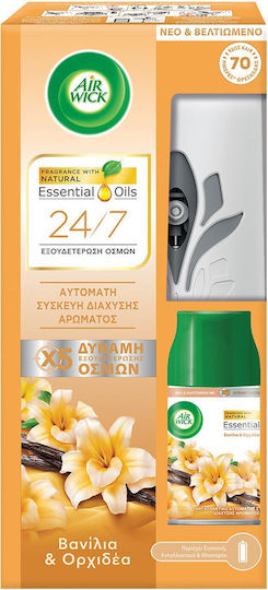 Airwick Συσκευή Ψεκασμού Freshmatic με Άρωμα Βανίλια 250ml