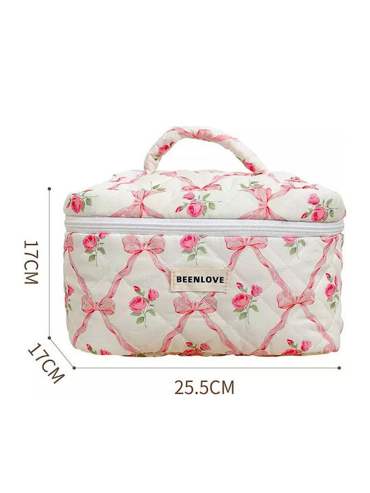 Set 3 "been Love" Genți Organizatoare Cosmetice Cracos Design Floral Romantic Mărimi Multiple Ideal pentru Depozitare în Bagajul de Călătorie