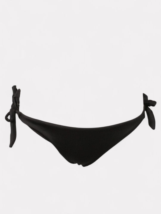 Set Bikini mit Abnehmbarer Verstärkung Schwarz