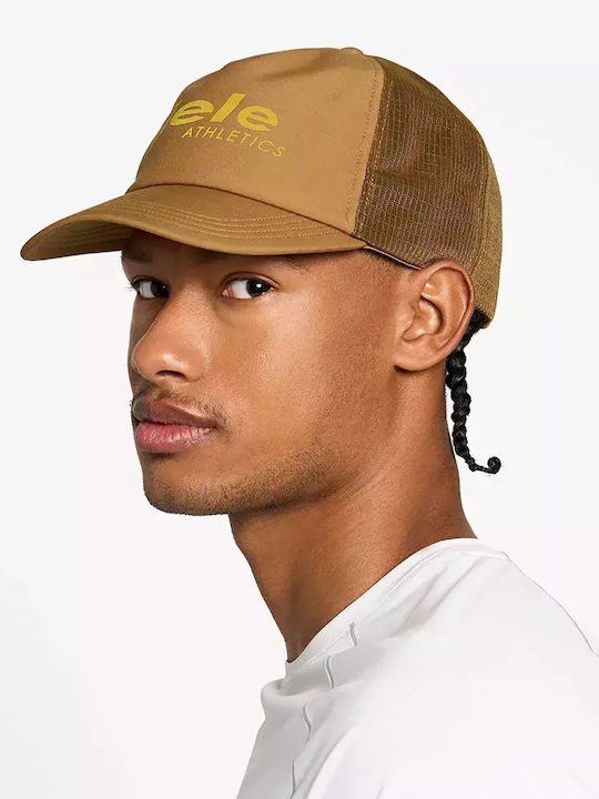 Ciele Trlcap Sc Comp Onehundred Unisex Καπέλο Recycled Polyester Dark Ochre U-2-ca-0087-br002
