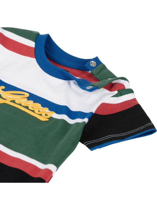 Kids' Set with Shorts Summer 2pcs Green, White