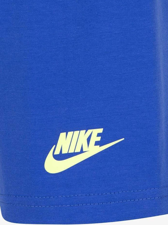 Kids' Set with Shorts Summer 2pcs Blue Sportswear