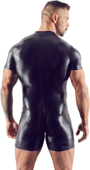 Svenjoyment Underwear Playsuit Sexy Ανδρικό Top Μαύρο